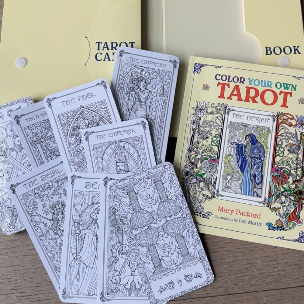 Tarot Coloring Cards